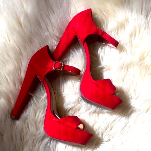 Charlotte Russe Shoes - Red heels